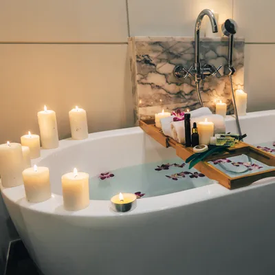 Романтический вечер в ванной: выберите изображение для релаксации