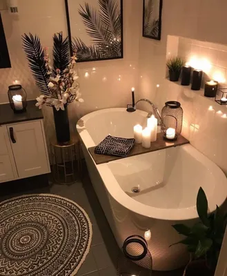Вечер в ванной: романтические моменты на фото