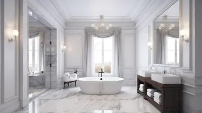 Ванная комната роскошного пентхауса: фото идеального роскоши