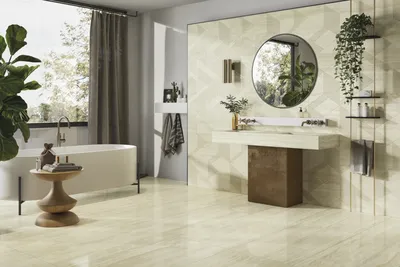 Фото ванной комнаты с керамической плиткой в разных дизайнах