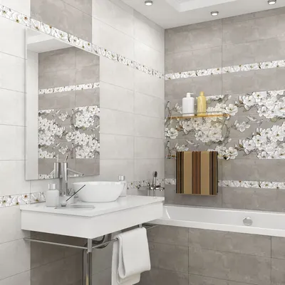 Картинка российской керамической плитки для ванной комнаты в HD качестве