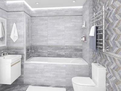 Керамическая плитка для ванной комнаты: фото и изображения