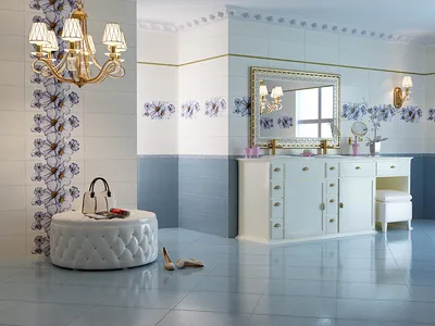 Фотографии российской керамической плитки для ванной комнаты - подборка 2024