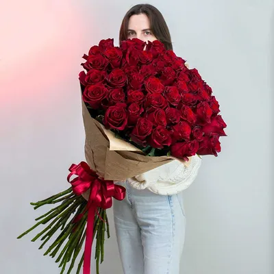 Прекрасные розы 90 см на фотографиях