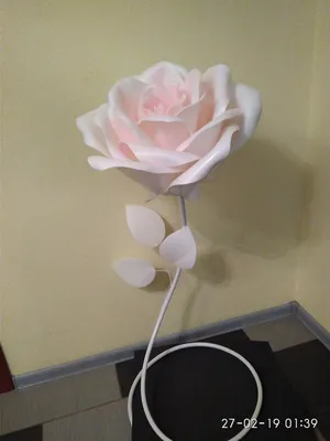 Роза из изолона в формате jpg