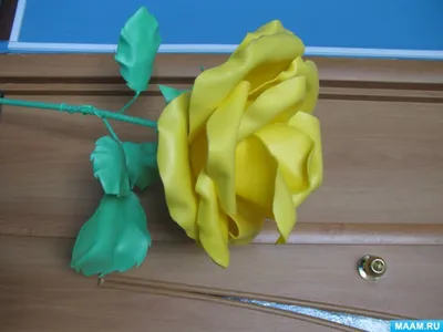 Стильная фото-роза из изолона для скачивания