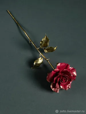 Невероятные изображения металлической розы