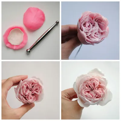 Изготовление розы из полимерной глины: пошаговое руководство