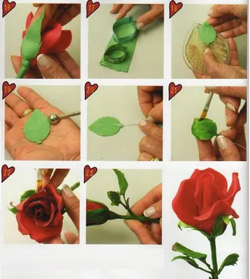 Мастер класс: шаги к созданию реалистичной розы из полимерной глины
