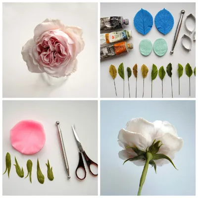 Создание реалистичной розы из полимерной глины
