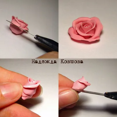 Идеальная роза из полимерной глины: фото доказательство