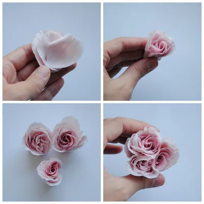 Учебник по созданию роз из полимерной глины