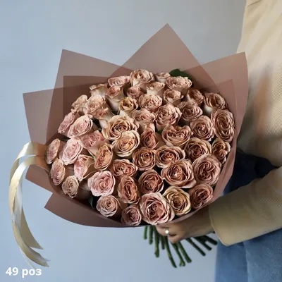 Красивое фото розы капучино в формате png