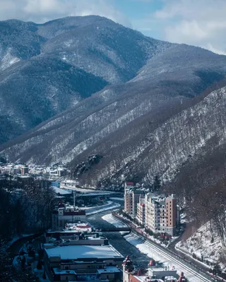 Удивительная зимняя картина с розами на Розе хутор