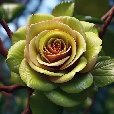 Фото розы киви в формате webp для быстрой загрузки