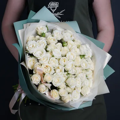 Картинка изящной белой розы с возможностью выбрать размер