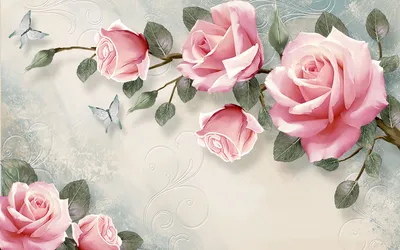 Розы в уникальных рисунках – скачивайте картинку в предпочитаемом формате