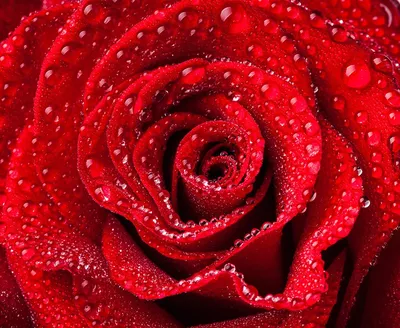Капли росы украшают розу на этой фотографии