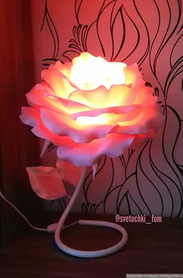 Красивая картинка розового светильника, доступная в трех форматах