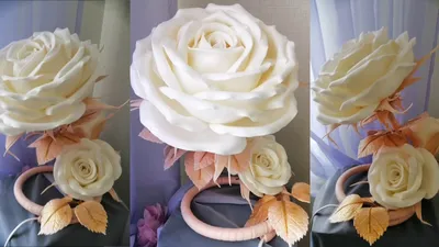 Фотография интересного светильника с розой в трех разных форматах