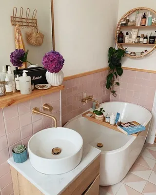 Розовая ванная: скачать красивые изображения бесплатно