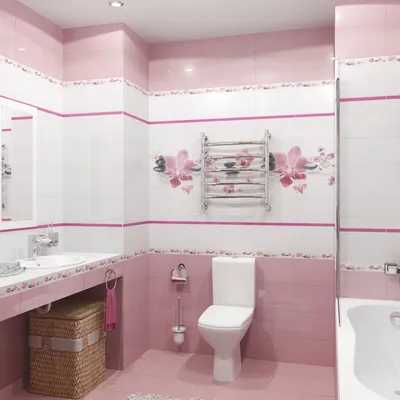 Розовая ванная: современные изображения в хорошем качестве