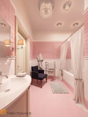 Розовая ванная: фотографии в HD качестве
