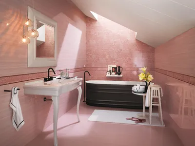 Розовая ванная: создание атмосферы уюта и комфорта
