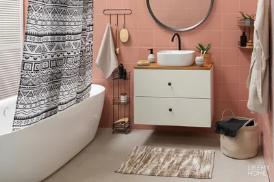 Ванная комната в розовых оттенках: идеальное сочетание цвета и функциональности