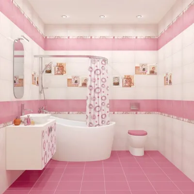 Розовая ванная: красивые картинки для скачивания