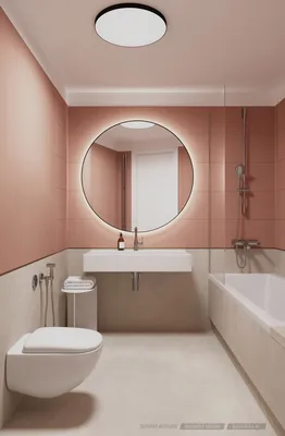 Розовая ванная: идеальное место для ухода за собой