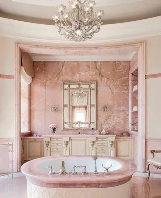 Розовая ванная: роскошь и комфорт в каждой детали