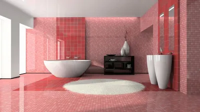Розовая ванная: место, где время останавливается