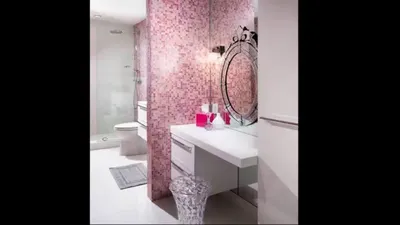 Розовая ванная фотографии