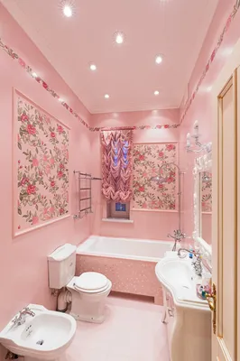 Розовая ванная: стоковые изображения в хорошем качестве
