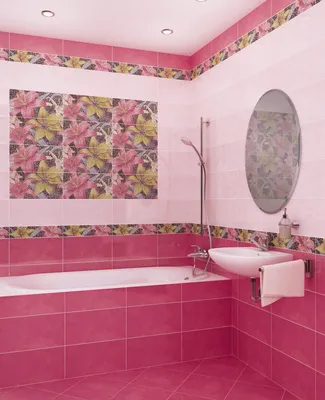 Фото розовой ванны в формате webp
