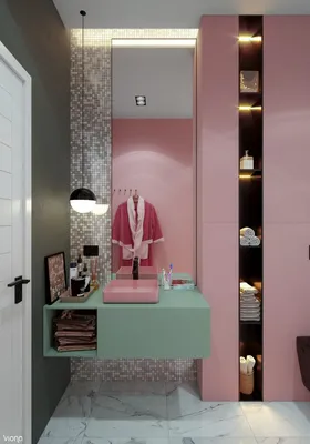 Розовая ванная: фото для скачивания