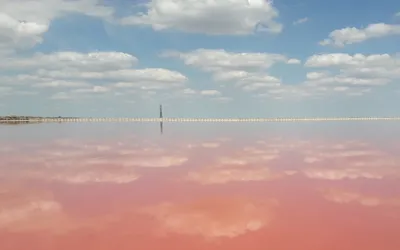 Скачать бесплатно фотографии Розового озера в хорошем качестве