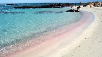 Розовый пляж Крит - удивительные виды, доступные для скачивания