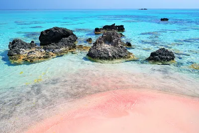 Розовый пляж Крит - фотографии, которые оставят вас в восторге