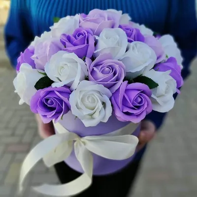 Картинка красивых фиолетовых роз - jpg, png, webp