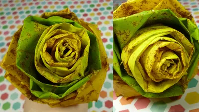 Фотографии роз из кленовых листьев для ваших творческих проектов