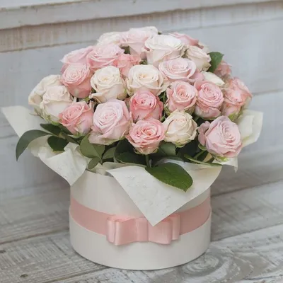 Фото роз в коробке с днем рождения в разных форматах