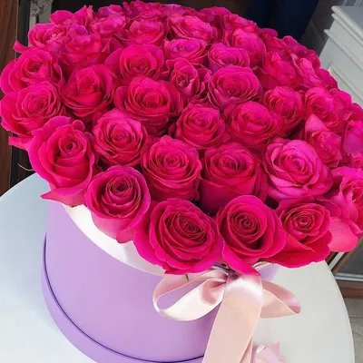 Фото роз в коробке с днем рождения - webp формат