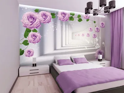Уютные розы в спальне: найдите идеальный размер для вашего проекта