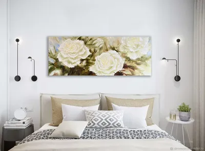 Фото роз в спальне: выберите формат изображения, который вам нужен