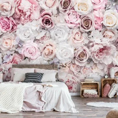 Розы в спальне: выберите формат, наиболее подходящий для вас