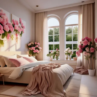 Изящные розы в спальне: доступные варианты для скачивания