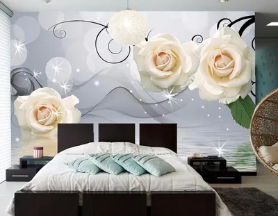 Розы в спальне: выберите идеальный размер для вашего проекта