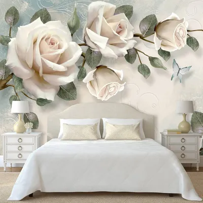 Фото роз в спальне: разнообразие форматов и размеров